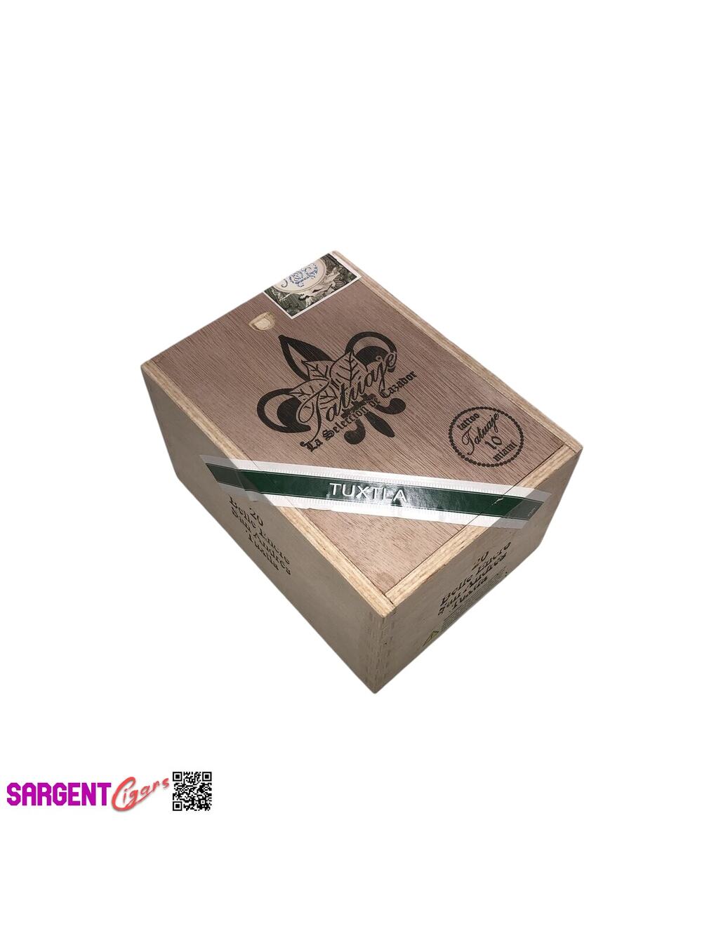 Tatuaje Tuxtla Encre Empty Wooden Cigar Box 4.25x6x3.5